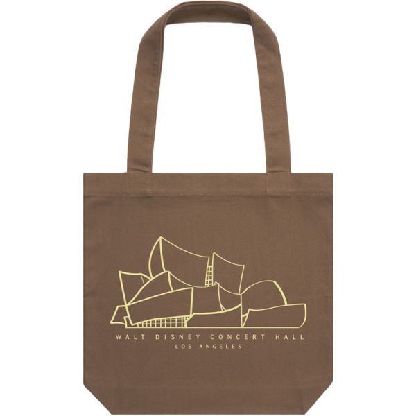 Walt Disney Concert Hall Tote Bag - Walnut
