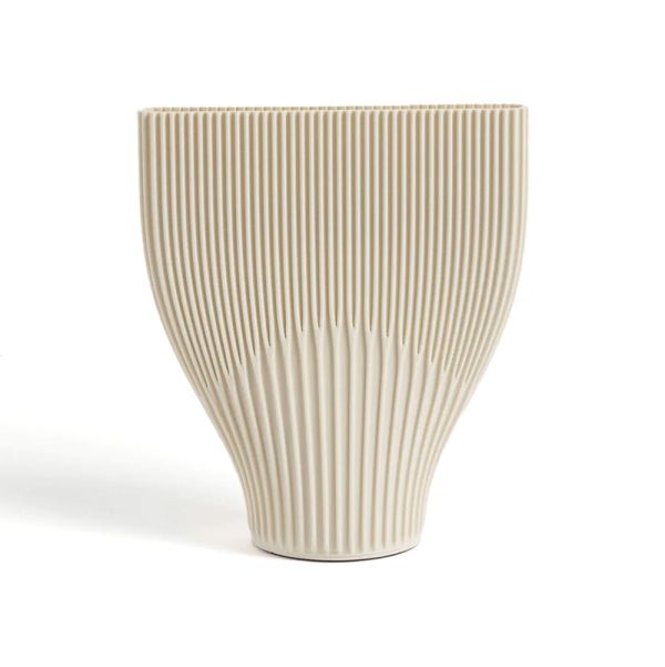 Fluke Vase - Eggshell