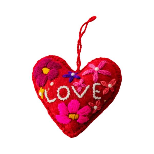 Handmade Heart Ornament