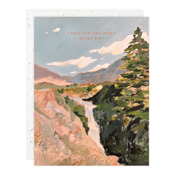 Waterfall Greeting Card