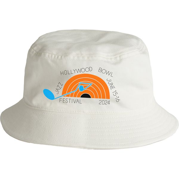 Hollywood Bowl Jazz Festival 2025 Bucket Hat White