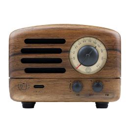 MUZEN OTR Wood and Utopia Retro Portable FM Radio Bluetooth Speaker